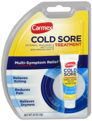 CARMEX COLD SORE TREATMENT TUBE 0.07 OZ