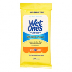 WET ONES CITRUS WIPE 20CT