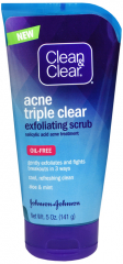 CLEAN CLEAR ACNE TRIPLE EXFOL SCRUB 5OZ