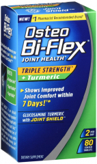 OSTEO BI-FLEX 3X-STRG +TUMERIC TAB 80CT