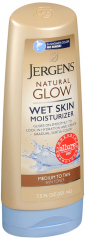 JERGENS GLOW WET SKIN LOT MED/TAN 7.5OZ