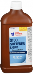 GNP STOOL SOFTENER LIQUID 16OZ