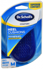 SCHOLLS COMFORT HEEL CUSHION INS MEN 1PR