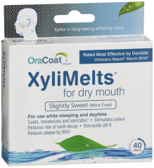 XYLIMELTS DRY MOUTH MINT FREE DISCS 40CT