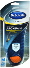 SCHOLLS PAIN ORTHO ARCH INS MEN 1PR