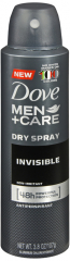 DOVE AP MENS INVISIBLE DRY SPRAY 3.8OZ