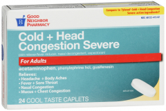GNP COLD+HEAD CONG SEV CPL 24CT