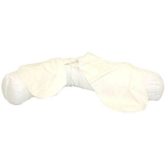 PILWCASE DLX BDY PILW 100% COTTN WHT DS