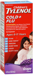 TYLENOL CHILD COLD+FLU SUSP GRAPE 4OZ