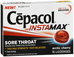 CEPACOL LOZENGE INSTAMAX ARCT CHRRY 16CT