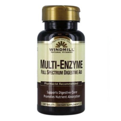 MULTI-ENZYME DIGEST TABS 60CT WINDMILL
