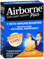AIRBORNE PLUS BETA IMMUNE PWD CITRUS 7CT