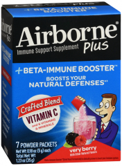 AIRBORNE PLUS BETA IMMUNE PWD BERRY 7CT