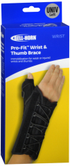 BRACE WRIST THUMB UNIV LEFT PRO FIT DS