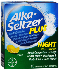 ALKA-SELTZER PLUS NIGHT TABLET 20CT