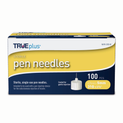 TRUEPLUS PEN NEEDLE 31G 5MM 100CT