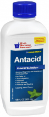 GNP ANTACID REG STRENGTH MINT LIQ 12OZ