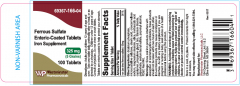 FERROUS SULFATE 325 MG TAB 1000