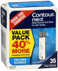 CONTOUR NEXT TEST STRIPS 35CT