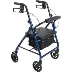 ROLLATOR BLUE BASIC STEEL