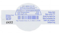ACETAMINOPHEN CHLD 160MG SUS 100X5ML UD