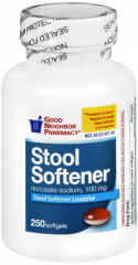 GNP STOOL SOFTENER 100MG SFTGL 250CT