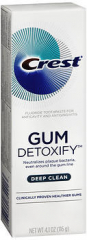 CREST GUM DETOXIFY DEEP CLN T/P 4.1 OZ
