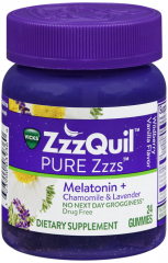 ZZZQUIL PURE ZZZ'S GUMMIES 24CT