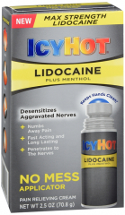ICY HOT LIDOCAINE NO MESS ROLL-ON 2.5OZ