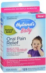 HYLAND'S BABY ORAL PAIN RELIEF 125 CT