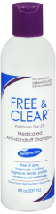 FREE & CLEAR ANTIDANDRUFF SHAMPOO 8OZ
