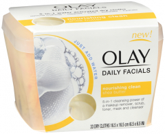 OLAY DAILY FACIALS NOURISHING CLN 33CT
