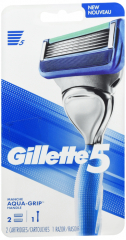 GILLETTE5 AQUA-GRIP RZ+RFL 1CT
