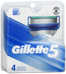 GILLETTE5 CARTRIDGE REFL 4CT