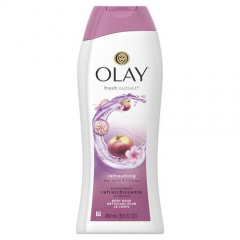 OLAY OUTLAST APPL/HIBSCS BDY WSH 13.5OZ