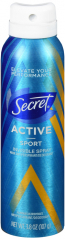 SECRET ACTIVE SPRT INVSBL DEO SPY 3.8 OZ