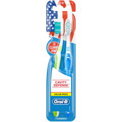 ORAL B CAV DEFENSE TOOTHBRUSH 2 CT
