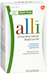 ALLI 60MG CAPSULE REFILL 120CT