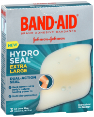 BAND AID HYDRO SEAL BDG EXTRA LARGE 3CT