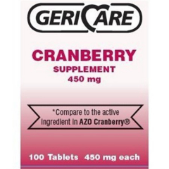CRANBERRY 450MG TAB 100CT GERI-CARE