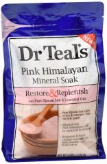 DR TEALS PINK HIMALAYAN MINERAL SALT 3LB