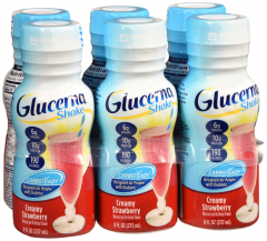 GLUCERNA SHAKE LIQ STRAWBERRY 6X8OZ