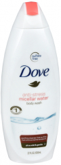 DOVE MICELLAR WATER BODY WASH 22OZ