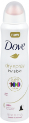 DOVE AP DRY SPRAY CLEAR DEO 3.8OZ