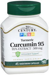 CURCUMIN 95 500MG CAP 45CT 21ST CENT