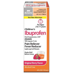 CHILDREN'S IBUPROFEN 100MG-5ML SUS 118ML