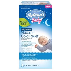HYLAND BABY NIGHTTIME MUCUS+COLD LIQ 4OZ