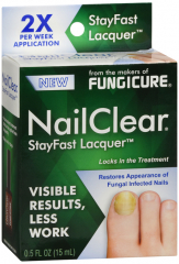NAILCLEAR STAYFAST LACQUER LIQ 0.5OZ