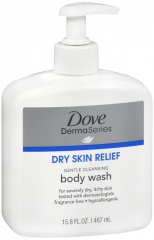 DOVE DERMA BODY WASH 15.8OZ