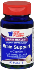 GNP BRAIN SUPPORT TAB 60CT